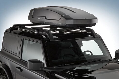 Discover Ford Bronco Accessories in PR, Racks And Carriers By Thule - Cargo Box, Large, Roof Mounted, Force Xt